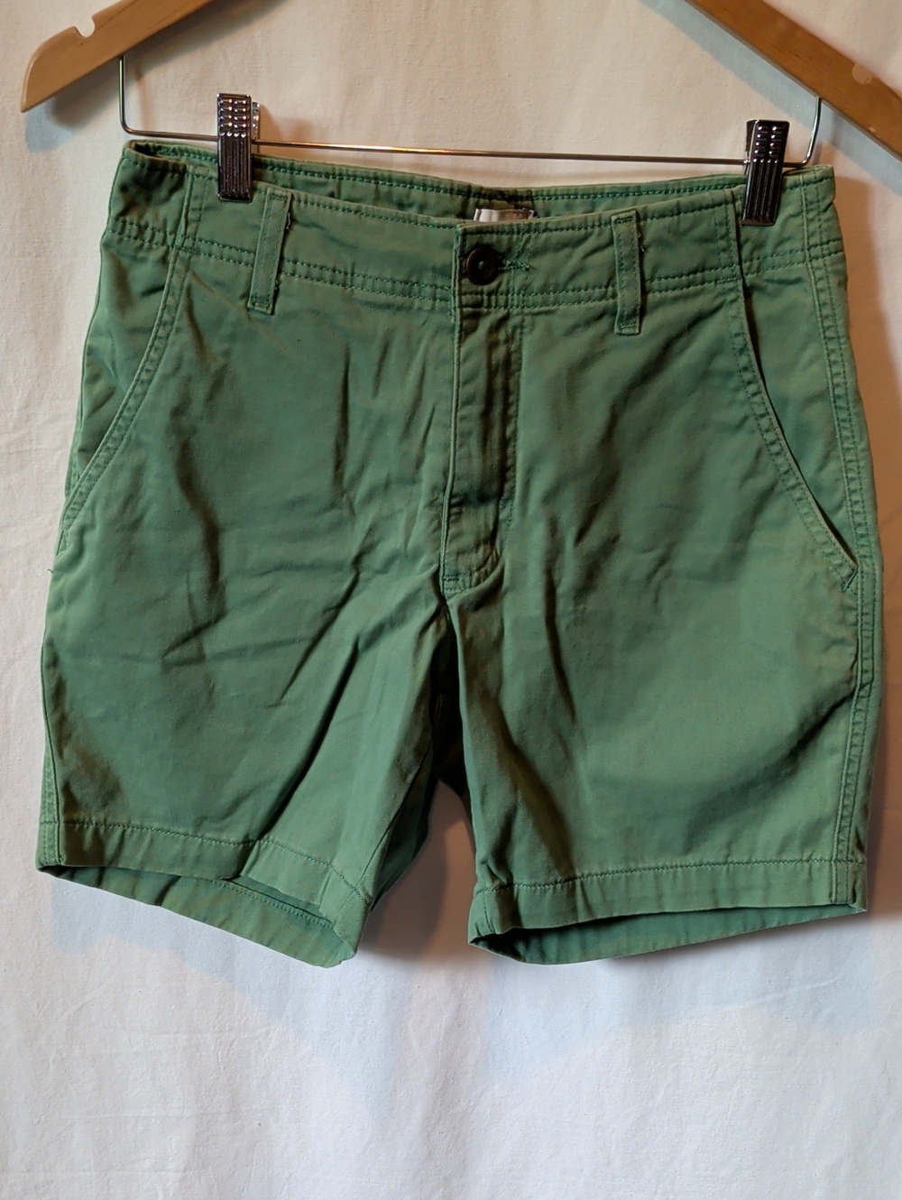 True Craft Olive Green Chino Shorts